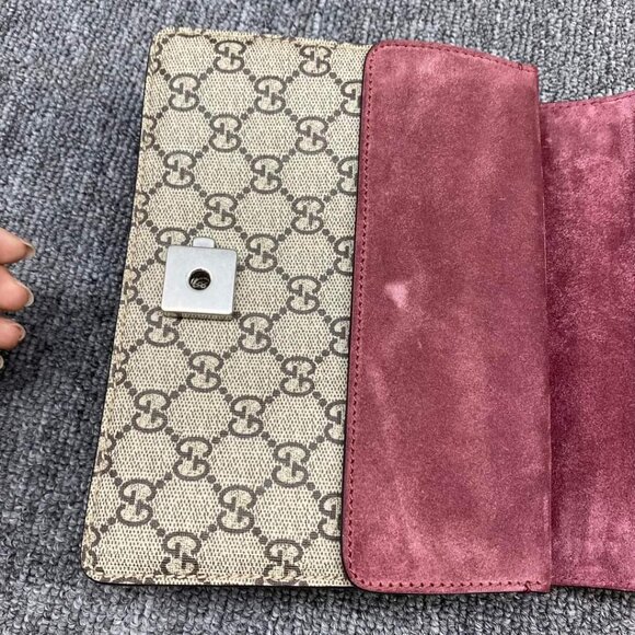 100% Authentic GUCCI Dionysus Small Leather Shoulder Bag - Picture 8 of 14